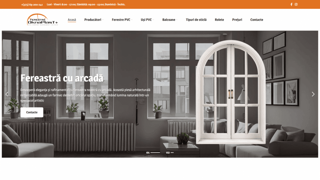 Creare site