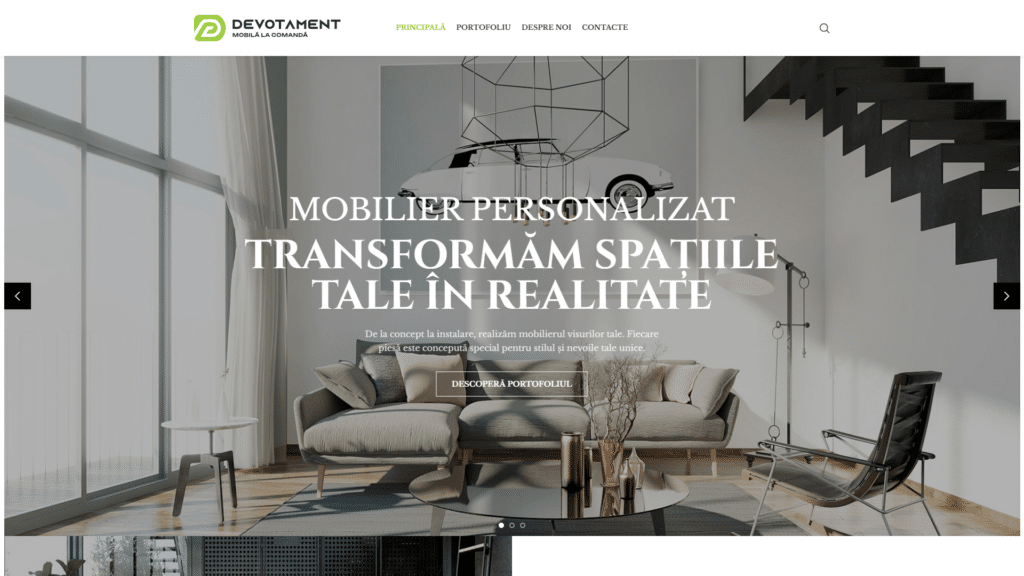 Creare site