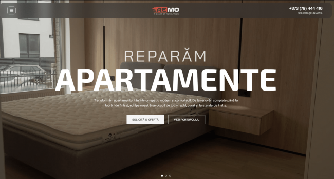 Creare site ReMo.md