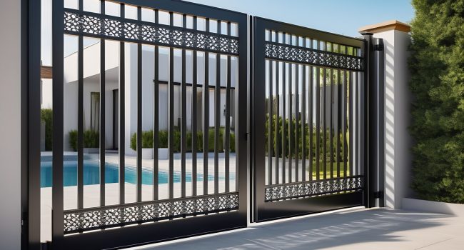 closed-metal-gates-private-house-steel-automatic-sliding-open-front-gate-min