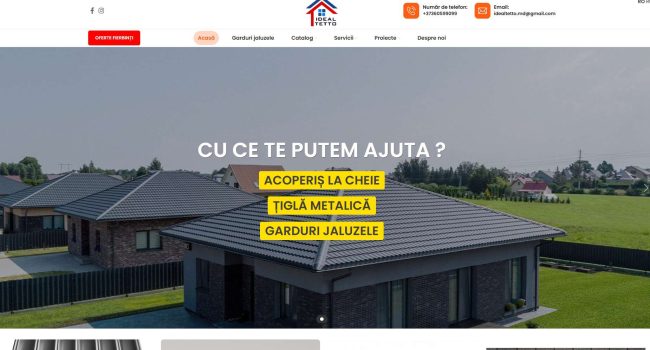 creare site