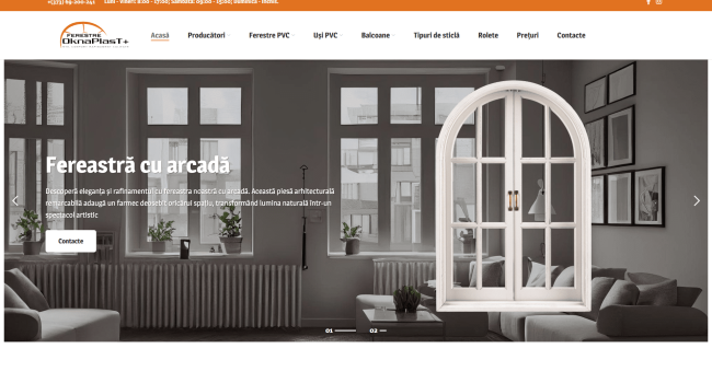 Creare site